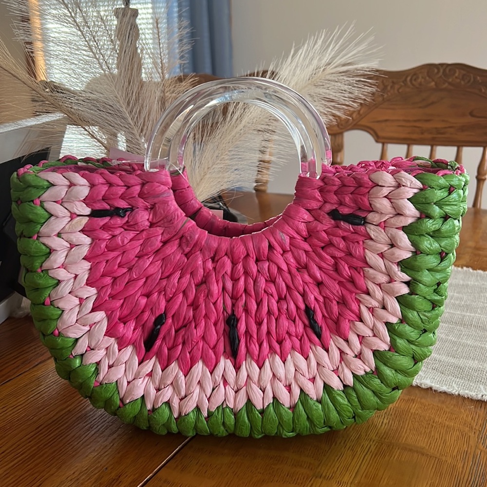 Kate Spade Woven Watermelon Purse - Picture 2 of 3